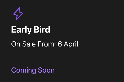 Early Bird new