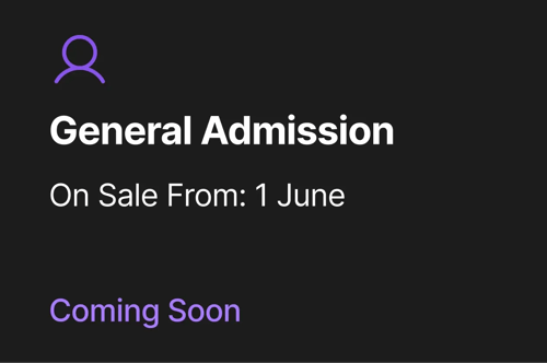 General Admission new